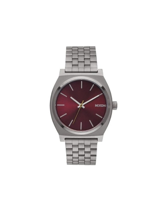 Nixon Time Teller Gunmetal / Deep burgundy