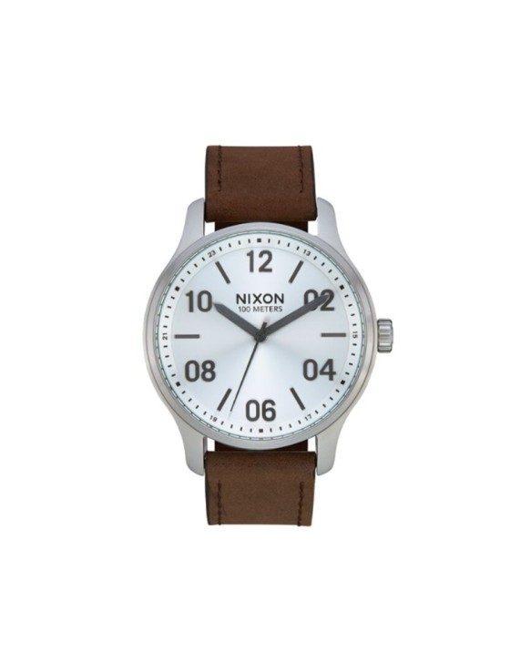 Patrol Leather Silver / Brown