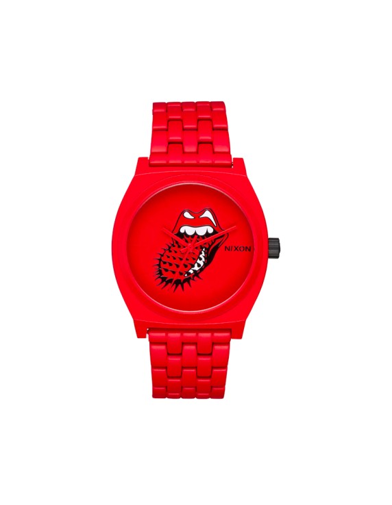 Nixon Rolling Stones Time Teller Red