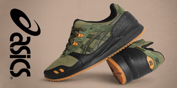 ASICS - GEL LYTE III OG CANVAS OLIVE / BLACK